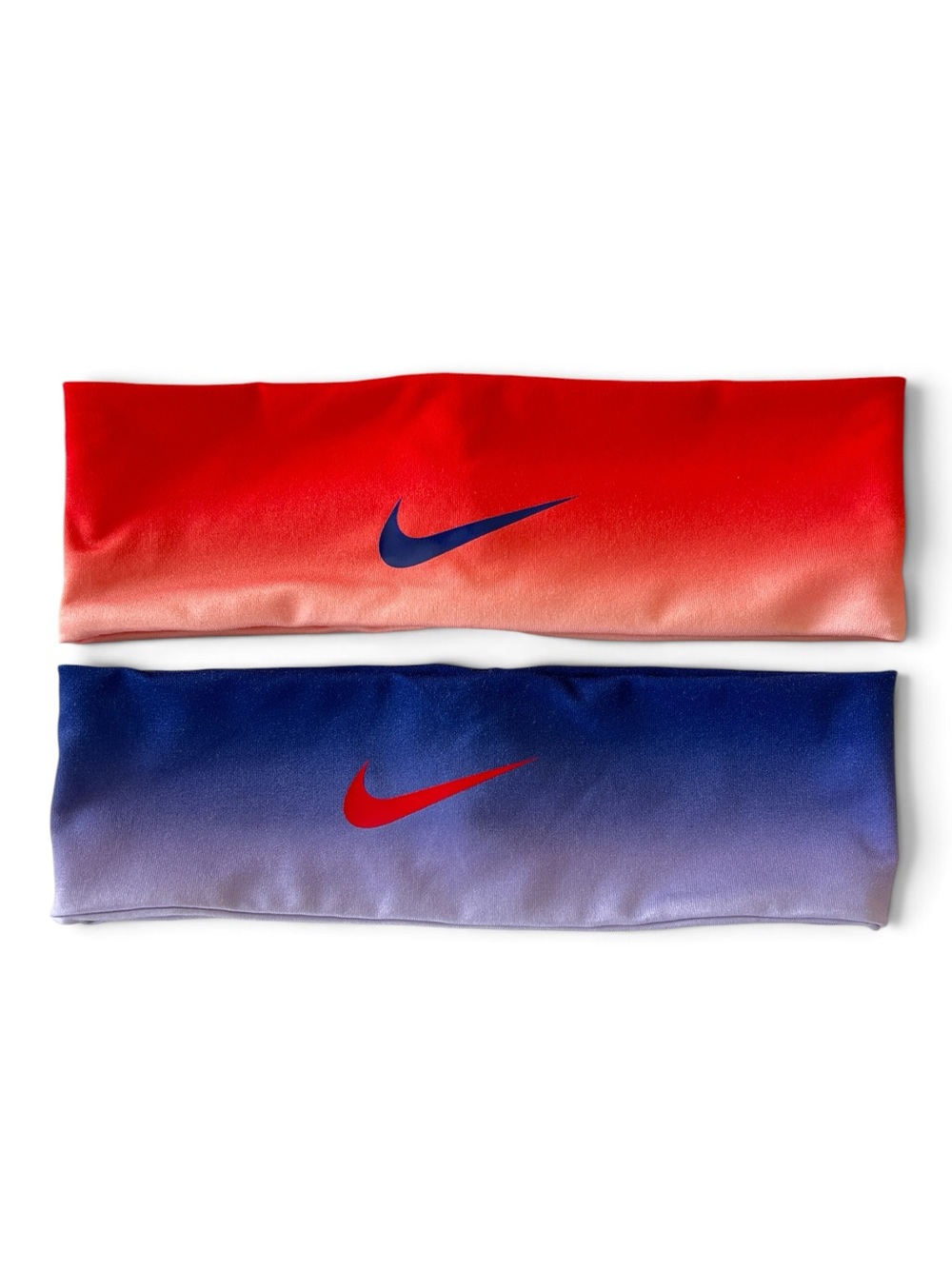 Nike Dri-FIT Fury 2.0 Headbands Lot of 2 - Ombre Gradient - 2018 Release